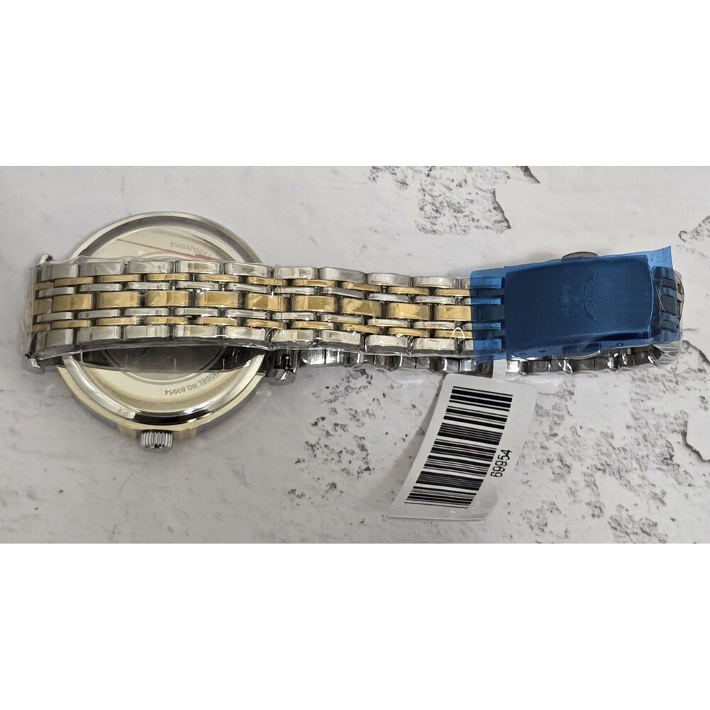 Invicta Angel Women's Watch Gemmed 34mm Silver Gold 69954 Brand New - Picture 7 of 8